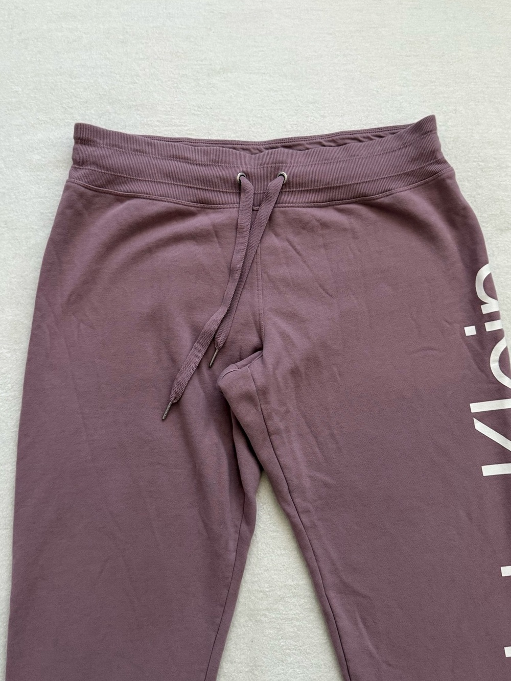 Calvin Klein Logo Jogger Sweatpants Women’s XL Fleece Athleisure Cotton - Picture 3 of 7